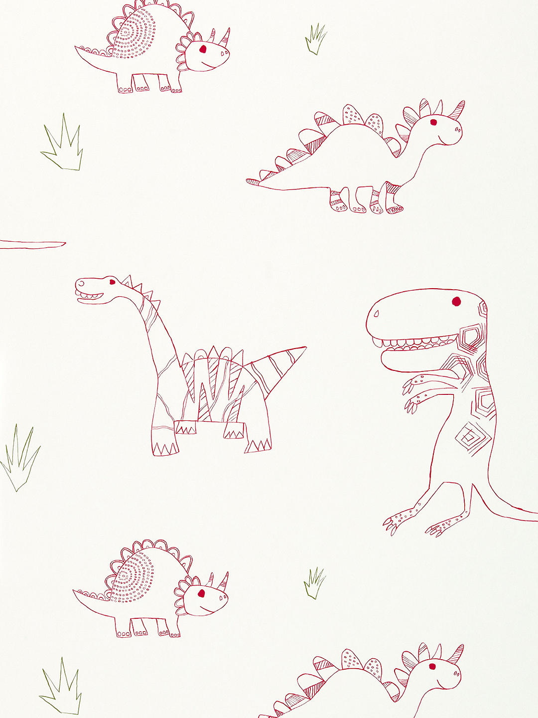 Dinosaur wallpaper - Modern Luxe